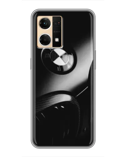 Чохол для OPPO Reno7 4G з картинкою «Емблема BMW — макро» Чохол для OPPO Reno7 4G з картинкою «Емблема BMW — макро»