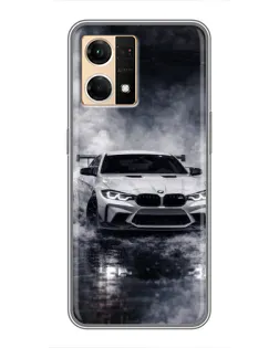 Чохол для OPPO Reno7 4G з картинкою «BMW крізь туман» Чохол для OPPO Reno7 4G з картинкою «BMW крізь туман»