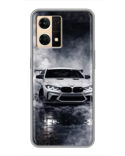 Чохол для OPPO Reno7 4G з картинкою «BMW крізь туман» Чохол для OPPO Reno7 4G з картинкою «BMW крізь туман»