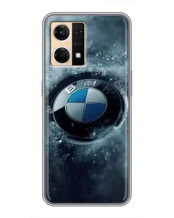 Чохол для OPPO Reno7 4G з картинкою «Логотип BMW — лід» Чохол для OPPO Reno7 4G з картинкою «Логотип BMW — лід»
