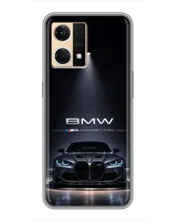 Чохол для OPPO Reno7 4G з картинкою «BMW крізь нічне місто» Чохол для OPPO Reno7 4G з картинкою «BMW крізь нічне місто»