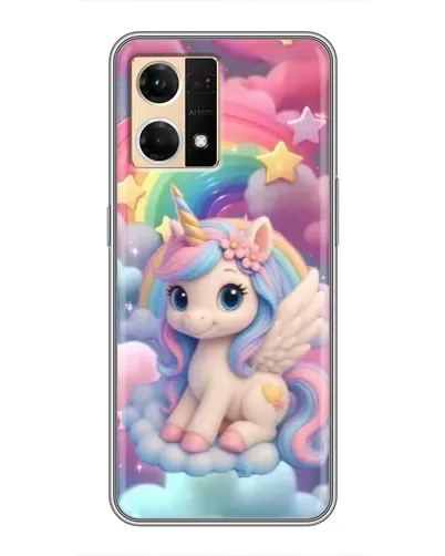 Чехол для OPPO Reno7 4G с картинкой «Маленький единорог» Чехол для OPPO Reno7 4G с картинкой «Маленький единорог»