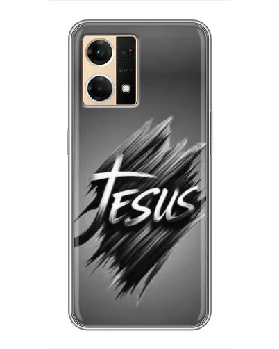 Чехол для OPPO Reno7 4G с картинкой «Надпись Jesus Graffiti» Чехол для OPPO Reno7 4G с картинкой «Надпись Jesus Graffiti»
