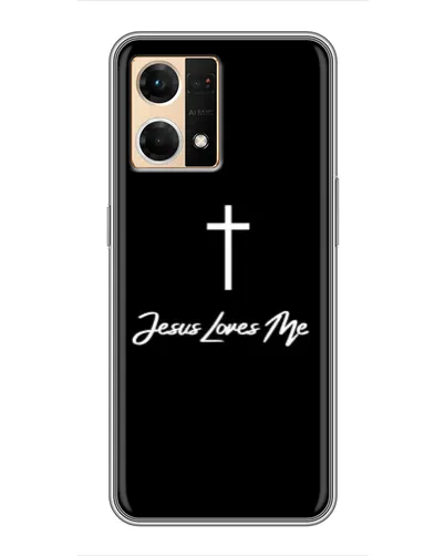Чехол для OPPO Reno7 4G с картинкой «Иисус любит тебя» Чехол для OPPO Reno7 4G с картинкой «Иисус любит тебя»