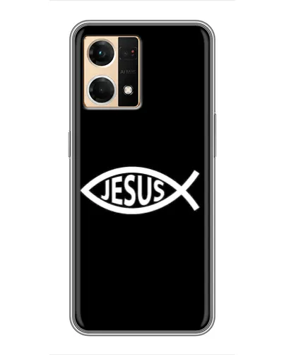 Чехол для OPPO Reno7 4G с картинкой «Классический Jesus» Чехол для OPPO Reno7 4G с картинкой «Классический Jesus»