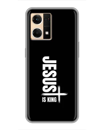 Чехол для OPPO Reno7 4G с картинкой «Вертикаль веры Jesus» Чехол для OPPO Reno7 4G с картинкой «Вертикаль веры Jesus»
