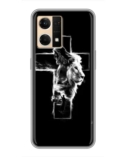 Чехол для OPPO Reno7 4G с картинкой «Сияющий крест Jesus» Чехол для OPPO Reno7 4G с картинкой «Сияющий крест Jesus»