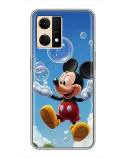 Чохол для OPPO Reno7 4G з картинкою «Mickey та мильні бульбашки» Чохол для OPPO Reno7 4G з картинкою «Mickey та мильні бульбашки»