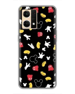 Чехол для OPPO Reno7 4G с картинкой «Графический принт лапок»