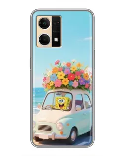 Чехол для OPPO Reno7 4G с картинкой «Автомобильное путешествие» Чехол для OPPO Reno7 4G с картинкой «Автомобильное путешествие»