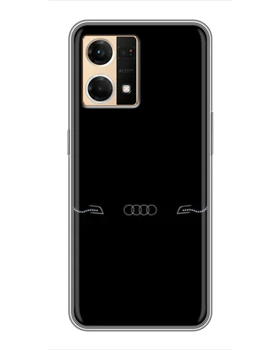 Чехол для OPPO Reno7 4G с картинкой «Audi — световой подпись» Чехол для OPPO Reno7 4G с картинкой «Audi — световой подпись»