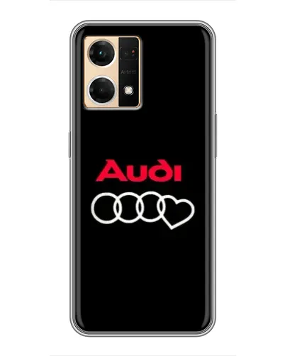 Чехол для OPPO Reno7 4G с картинкой «Логотип Audi Heart» Чехол для OPPO Reno7 4G с картинкой «Логотип Audi Heart»