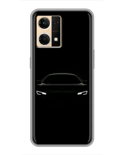 Чехол для OPPO Reno7 4G с картинкой «Взгляд Audi в темноте» Чехол для OPPO Reno7 4G с картинкой «Взгляд Audi в темноте»