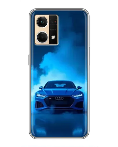 Чехол для OPPO Reno7 4G с картинкой «Audi — голубая энергия» Чехол для OPPO Reno7 4G с картинкой «Audi — голубая энергия»