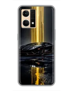 Чехол для OPPO Reno7 4G с картинкой «Ночной Lamborghini драйв» Чехол для OPPO Reno7 4G с картинкой «Ночной Lamborghini драйв»