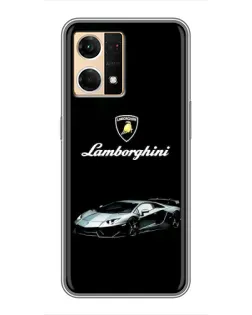 Чехол для OPPO Reno7 4G с картинкой «Логотип Lamborghini классика» Чехол для OPPO Reno7 4G с картинкой «Логотип Lamborghini классика»
