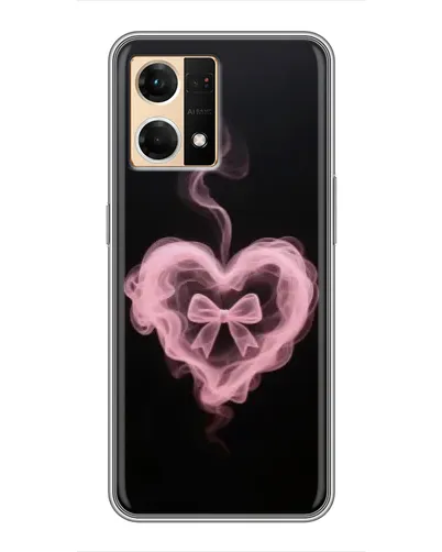 Чехол для OPPO Reno7 4G с картинкой «Дымчатое сердце» Чехол для OPPO Reno7 4G с картинкой «Дымчатое сердце»