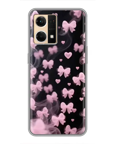 Чехол для OPPO Reno7 4G с картинкой «Неоновое кружево» Чехол для OPPO Reno7 4G с картинкой «Неоновое кружево»