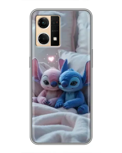 Чехол для OPPO Reno7 4G с картинкой «Плюшевые Стич Ангел» Чехол для OPPO Reno7 4G с картинкой «Плюшевые Стич Ангел»