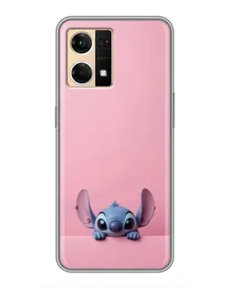 Чохол для OPPO Reno7 4G з картинкою «Stitch визирає» Чохол для OPPO Reno7 4G з картинкою «Stitch визирає»