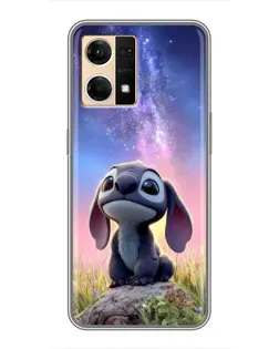 Чохол для OPPO Reno7 4G з картинкою «Стіч на світанку» Чохол для OPPO Reno7 4G з картинкою «Стіч на світанку»