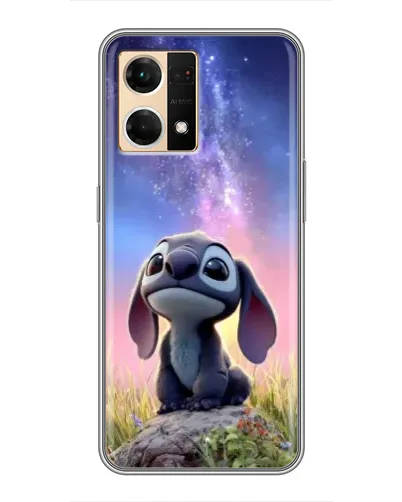 Чехол для OPPO Reno7 4G с картинкой «Стич на рассвете» Чехол для OPPO Reno7 4G с картинкой «Стич на рассвете»