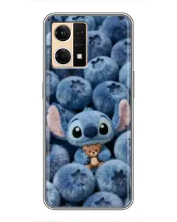 Чохол для OPPO Reno7 4G з картинкою «Стіч та лохина» Чохол для OPPO Reno7 4G з картинкою «Стіч та лохина»
