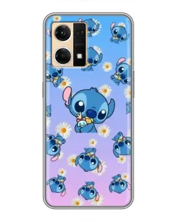 Чохол для OPPO Reno7 4G з картинкою «Патерн зі Стічем» Чохол для OPPO Reno7 4G з картинкою «Патерн зі Стічем»