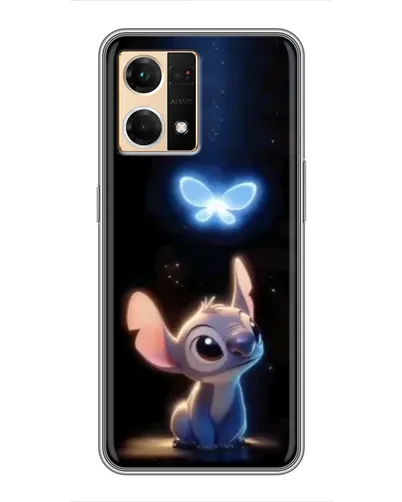Чехол для OPPO Reno7 4G с картинкой «Сияющий Стич» Чехол для OPPO Reno7 4G с картинкой «Сияющий Стич»