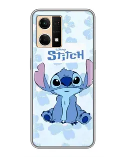 Чохол для OPPO Reno7 4G з картинкою «Stitch серед квітів» Чохол для OPPO Reno7 4G з картинкою «Stitch серед квітів»