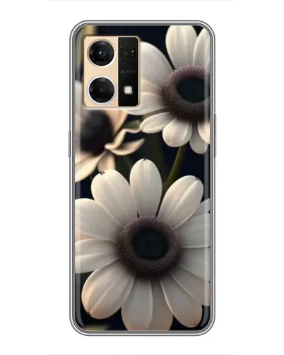 Чехол для OPPO Reno7 4G с картинкой «Белые маргаритки макро» Чехол для OPPO Reno7 4G с картинкой «Белые маргаритки макро»