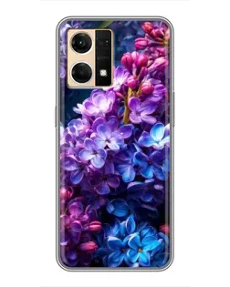 Чехол для OPPO Reno7 4G с картинкой «Сиреневый цвет»