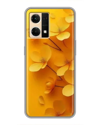 Чехол для OPPO Reno7 4G с картинкой «Золотые лепестки» Чехол для OPPO Reno7 4G с картинкой «Золотые лепестки»