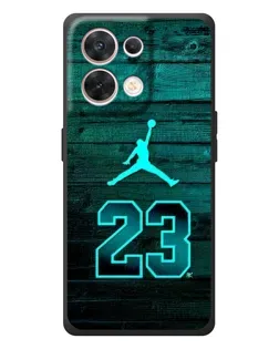 Чехол для OPPO Reno 8 5G с картинкой «Jordan Cyan 23» Чехол для OPPO Reno 8 5G с картинкой «Jordan Cyan 23»