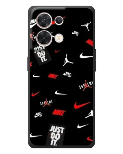Чехол для OPPO Reno 8 5G с картинкой «Nike Mix Pattern»