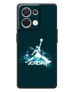 Чехол для OPPO Reno 8 5G с картинкой «Jordan Blue Fire» Чехол для OPPO Reno 8 5G с картинкой «Jordan Blue Fire»