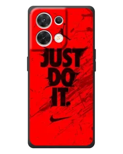 Чехол для OPPO Reno 8 5G с картинкой «Nike Just Do It» Чехол для OPPO Reno 8 5G с картинкой «Nike Just Do It»