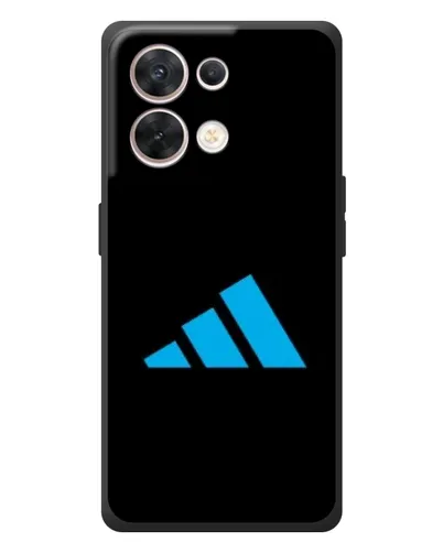 Чехол для OPPO Reno 8 5G с картинкой «Adidas Cyan Logo»