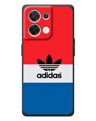 Чехол для OPPO Reno 8 5G с картинкой «Ретро блоки Adidas»
