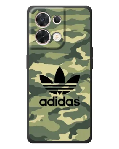 Чехол для OPPO Reno 8 5G с картинкой «Милитари стиль Adidas»