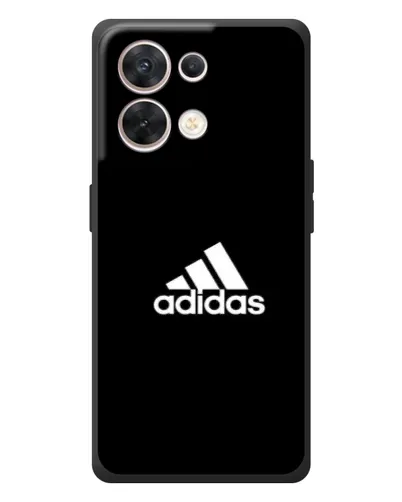 Чехол для OPPO Reno 8 5G с картинкой «Черная классика Adidas»