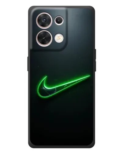 Чехол для OPPO Reno 8 5G с картинкой «Неоновый контур Nike» Чехол для OPPO Reno 8 5G с картинкой «Неоновый контур Nike»