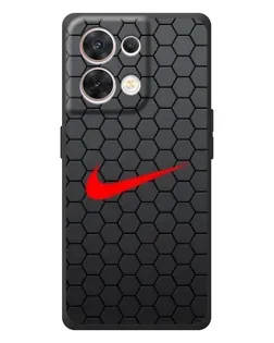 Чехол для OPPO Reno 8 5G с картинкой «Nike — карбоновая сетка»