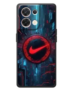 Чехол для OPPO Reno 8 5G с картинкой «Техногенный стиль Nike» Чехол для OPPO Reno 8 5G с картинкой «Техногенный стиль Nike»