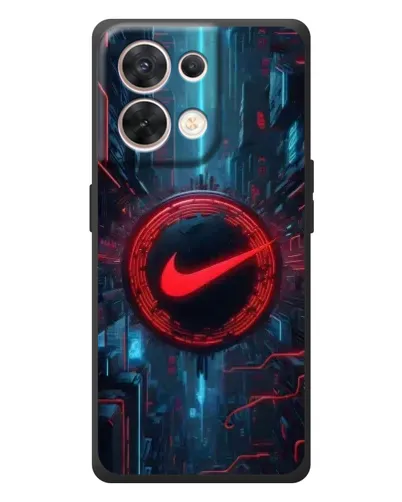 Чехол для OPPO Reno 8 5G с картинкой «Техногенный стиль Nike» Чехол для OPPO Reno 8 5G с картинкой «Техногенный стиль Nike»