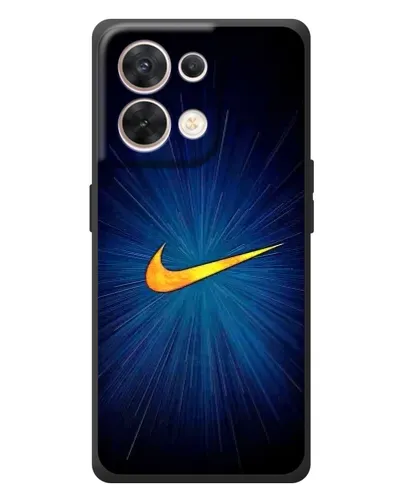 Чехол для OPPO Reno 8 5G с картинкой «Синий пульс Nike» Чехол для OPPO Reno 8 5G с картинкой «Синий пульс Nike»