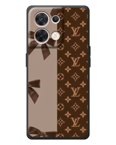 Чехол для OPPO Reno 8 5G с картинкой «Louis Vuitton — банты»