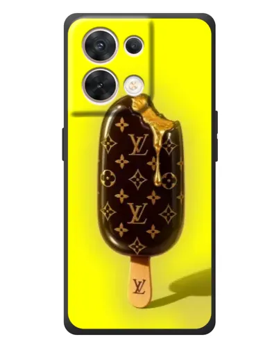 Чехол для OPPO Reno 8 5G с картинкой «Мороженое от LV»