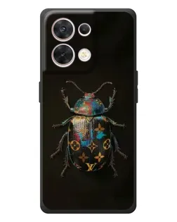 Чехол для OPPO Reno 8 5G с картинкой «LV — мраморный принт»