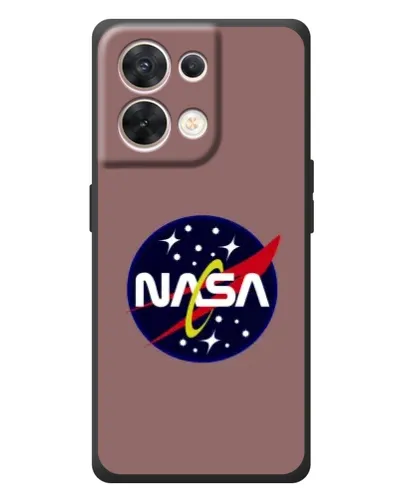 Чехол для OPPO Reno 8 5G с картинкой «NASA — ретро космос»